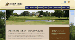 Desktop Screenshot of indianhillsgc.com